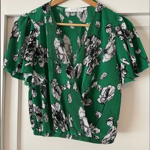 Green ASTR Blouse Size Small